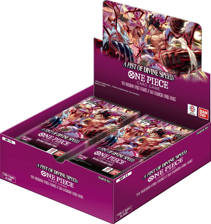 ONE PIECE TCG A FIST OF DIVINE SPEED BOOSTER DISPLAY OP-11-TCG-BANDAI-Akibara Xpress