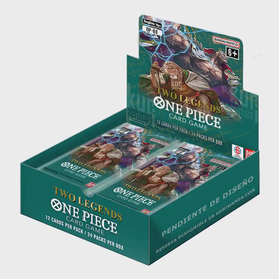 ONE PIECE TCG TWO LEGENDS BOOSTER BOX OP08-TCG-BANDAI-Akibara Xpress