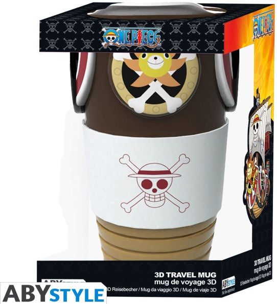 ONE PIECE - Thousand Sunny 3D Tumbler-Tazas-ABYSTYLE-Akibara Xpress