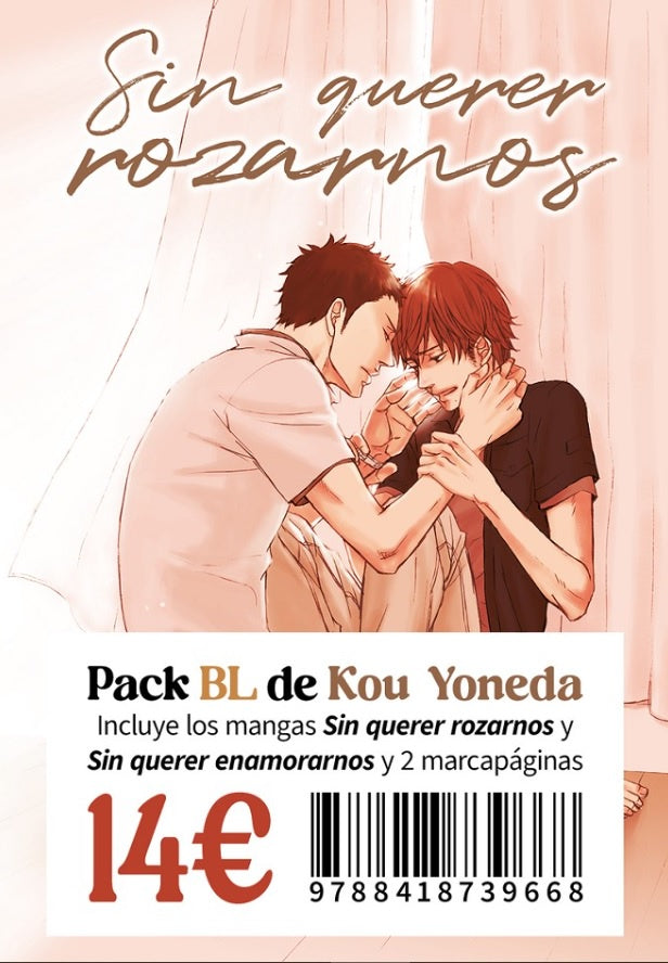 PACK BL KOU YONEDA. SIN QUERER ROZARNOS / SIN QUERER ENAMORARNOS EUROPA-Mangas Españoles-TOMODOMO-Akibara Xpress