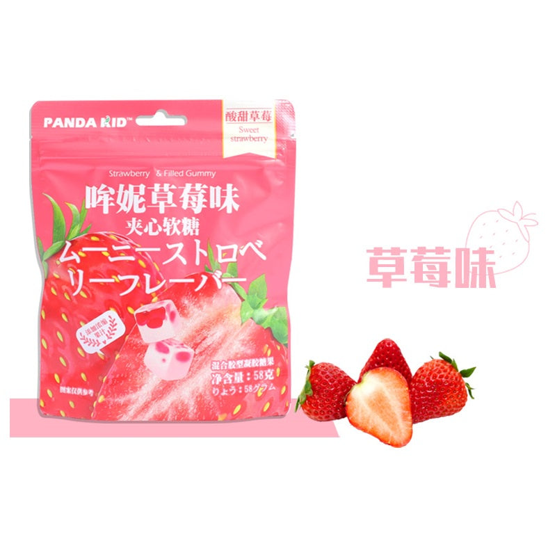 PANDA KID GUMMY FRESA 58G-Alimentos-KOKORO-Akibara Xpress