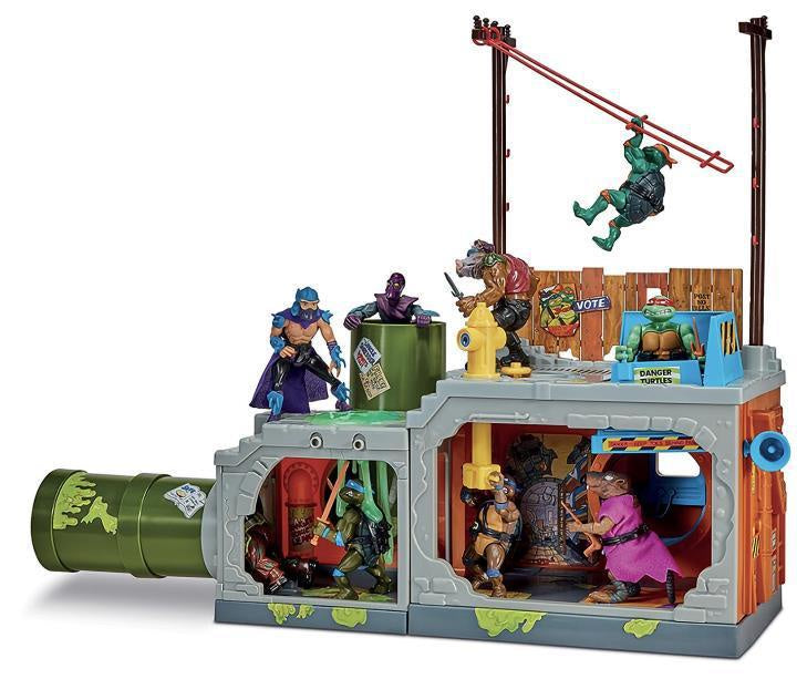 PLAYMATES TMNT CLASSIC SEWER PLAYSET-Figuras-PLAYMATES TOYS-Akibara Xpress