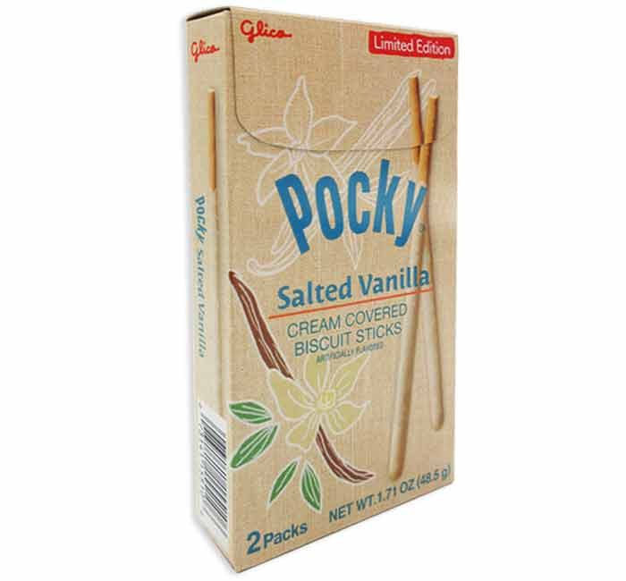 Pocky Salted Vanilla Limited Edition 48.5g-Alimentos-Asian Food-Akibara Xpress