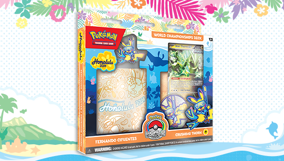 POKEMON TCG 2024 WORLD CHAMPIONSHIP DECK INGLES-TCG-Juegos de Mesa-Akibara Xpress