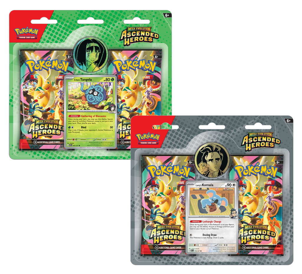 POKEMON TCG ASCENDED HEROES ERIKA/LARRY COLLECTION PAR ESPANOL-TCG-Juegos de Mesa-Akibara Xpress