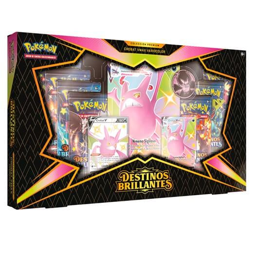 POKEMON TCG DESTINOS BRILLANTES CROBAT SHINY-Juegos De Mesa-PANINI-Akibara Xpress