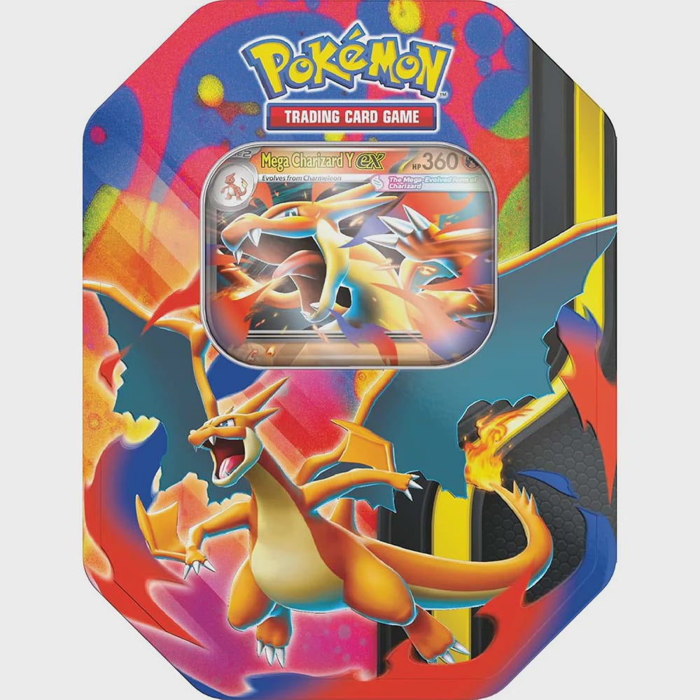 POKEMON TCG MEGA CHARIZARD TIN ESPANOL-TCG-POKEMON-Akibara Xpress