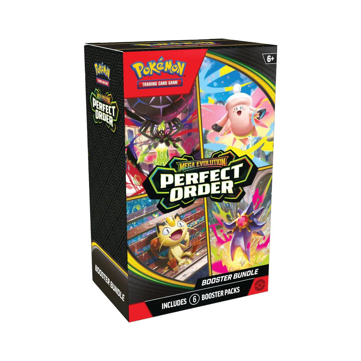 POKEMON TCG MEGA EVOLUTION PERFECT ORDER BOOSTER BUNDLE INGLES-TCG-POKEMON-Akibara Xpress