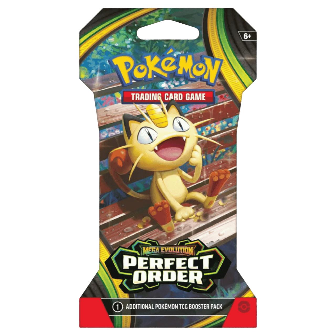 POKEMON TCG MEGA EVOLUTION PERFECT ORDER SLEEVED BOOSTER INGLES-TCG-POKEMON-Akibara Xpress