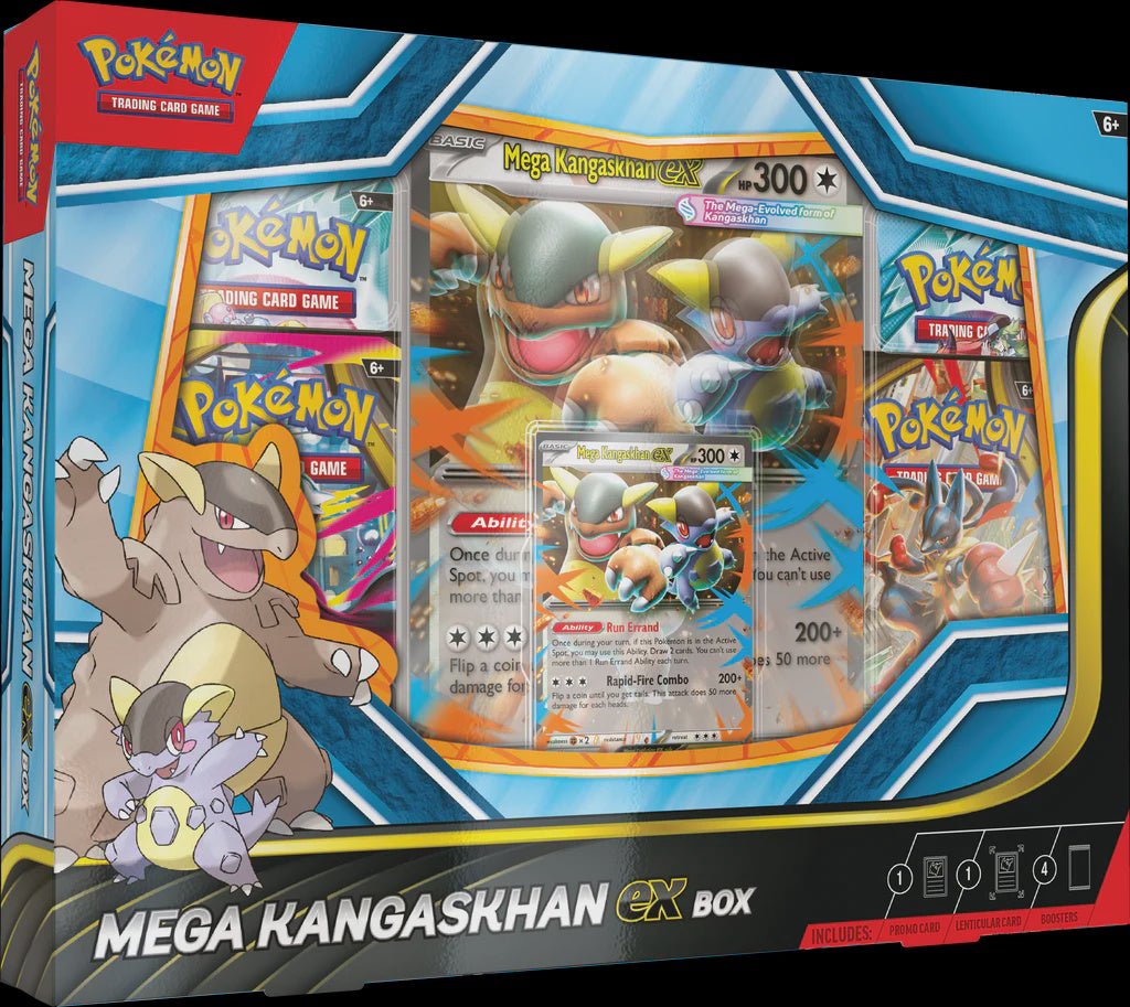 POKEMON TCG MEGA KANGASHKAN EX BOX INGLES-TCG-Juegos de Mesa-Akibara Xpress