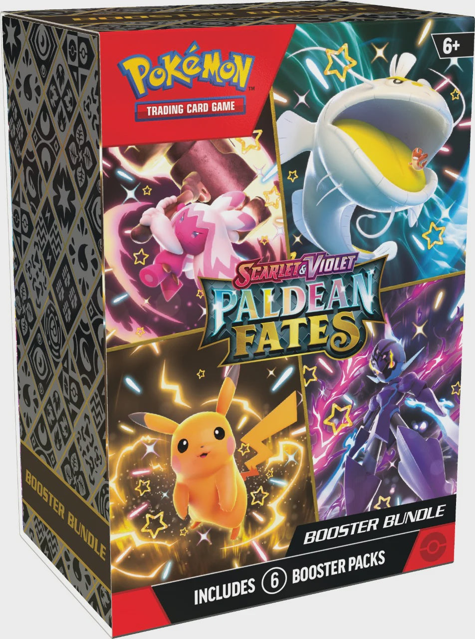 POKEMON TCG PALDEAN FATES BOOSTER BUNDLE INGLES-TCG-Juegos de Mesa-Akibara Xpress