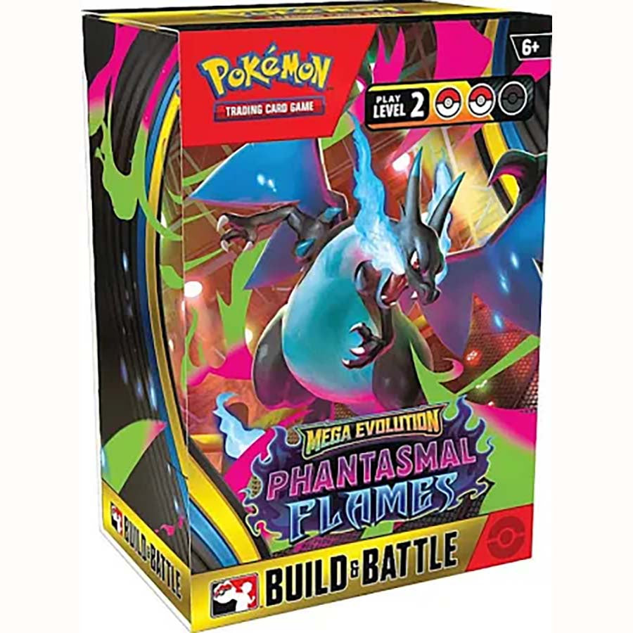 POKEMON TCG PHANTASMAL FLAMES BUILD AND BATTLE-TCG-Juegos de Mesa-Akibara Xpress