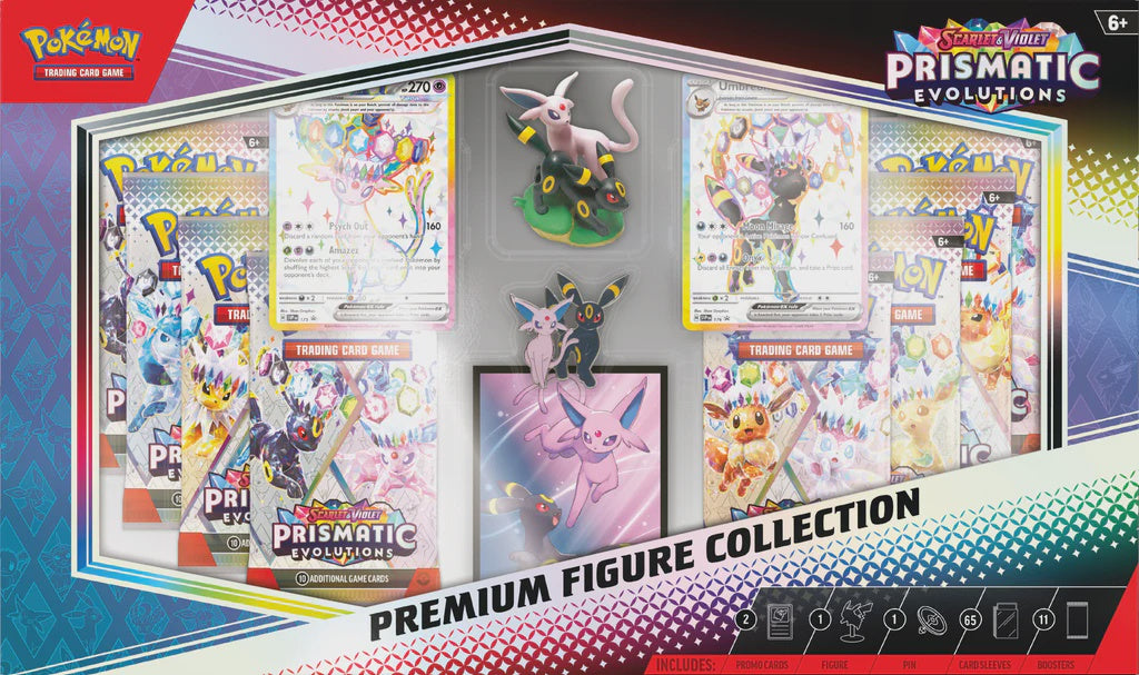 POKEMON TCG PRISMATIC EVOLUTION PREMIUM FIGURE COLLECTION INGLES-TCG-Juegos de Mesa-Akibara Xpress