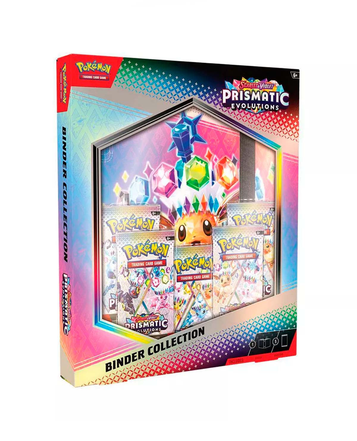 POKEMON TCG PRISMATIC EVOLUTIONS BINDER COLLECTION INGLES-TCG-Juegos de Mesa-Akibara Xpress