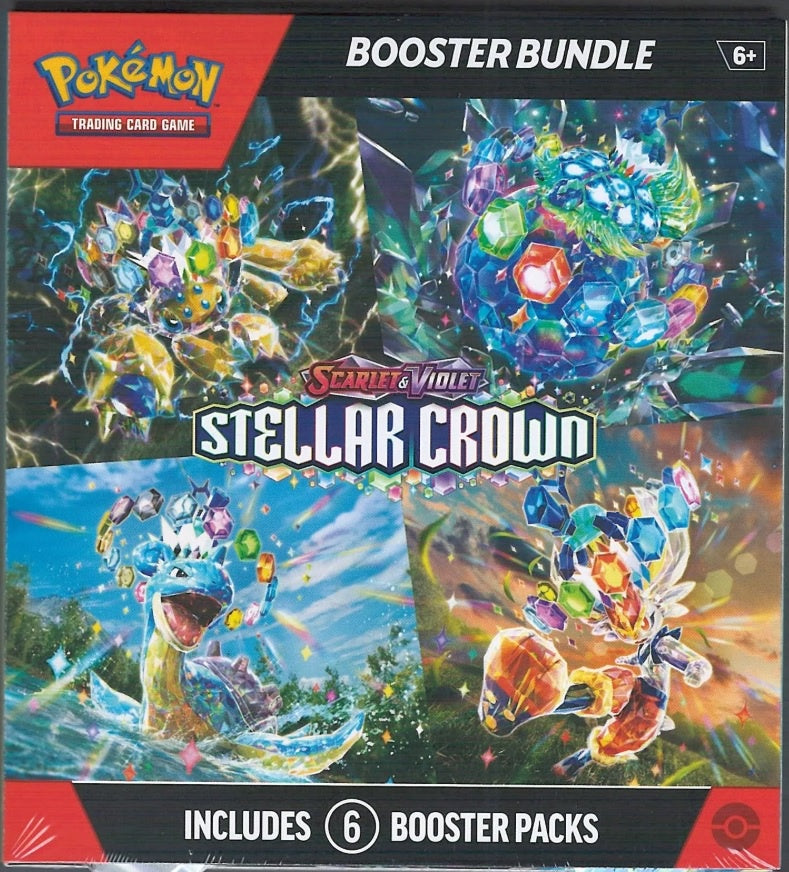 POKEMON TCG STELLAR CROWN BOOSTER BUNDLE-TCG-Juegos de Mesa-Akibara Xpress