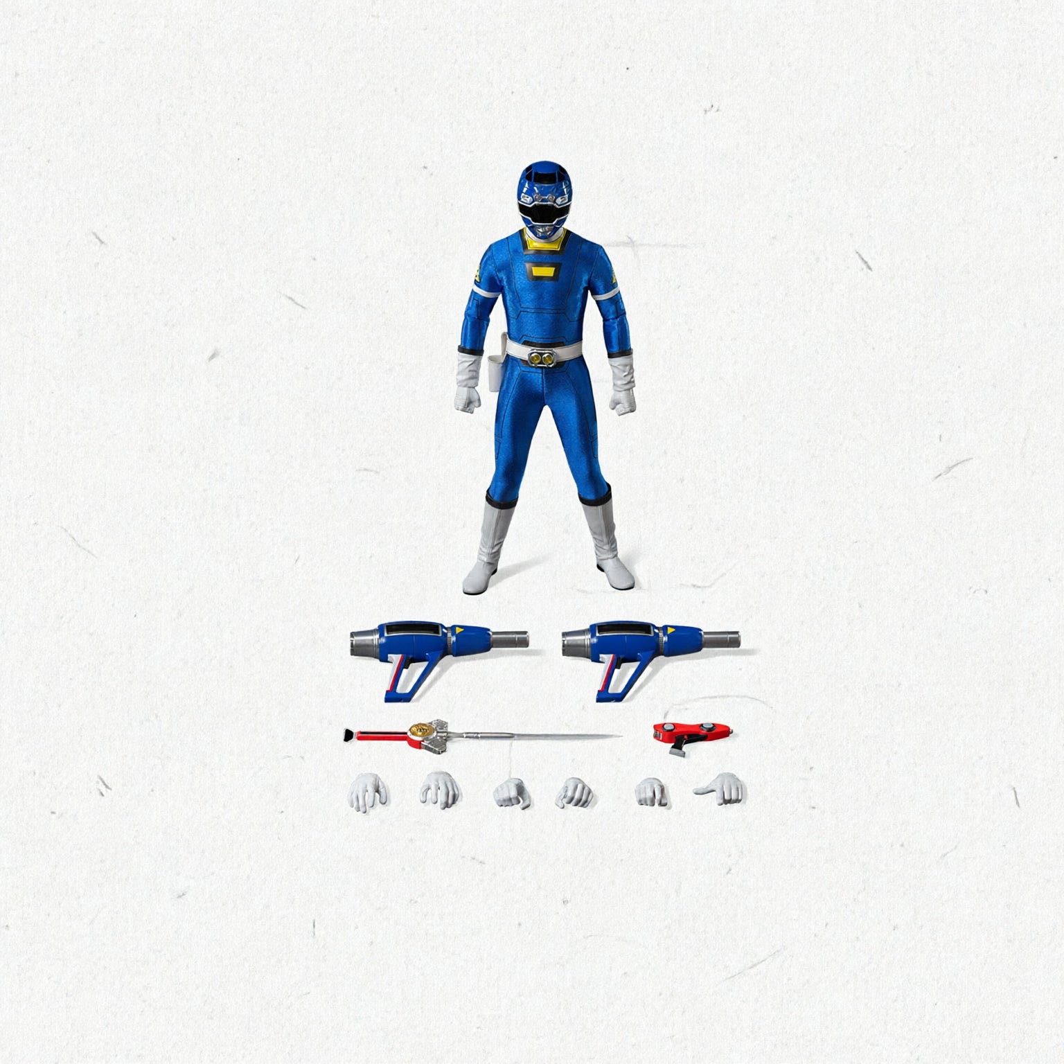 POWER RANGERS TURBO - FIGZERO 1/6 BLUE TURBO POWER RANGERS-Figuras-Threezero-Akibara Xpress
