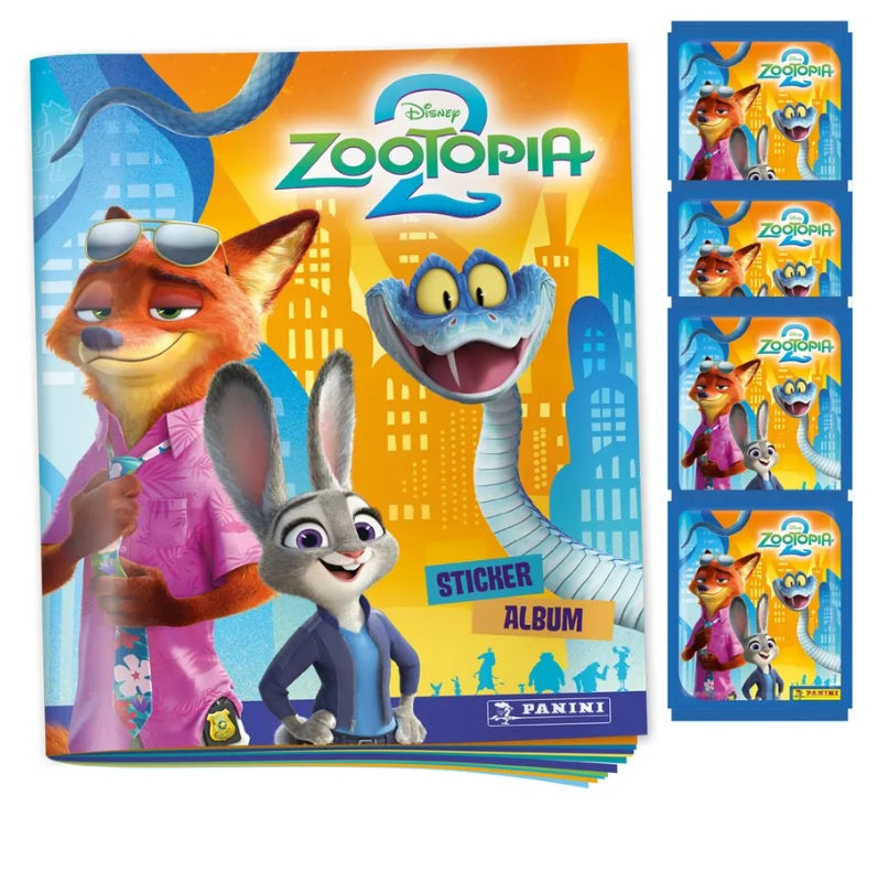 Preventa Album Zootopia 2. Álbum Pasta Suave + 4 Sobres-Albums-PANINI ALBUMS-Akibara Xpress
