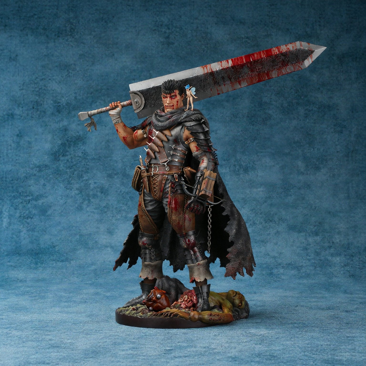 PREVENTA BERSERK/ GUTS LOST CHILDREN ARC THE BLACK SWORDSMAN 1/6 SCALE STATUE REDECORATION VER-Figuras-GECCO-Akibara Xpress
