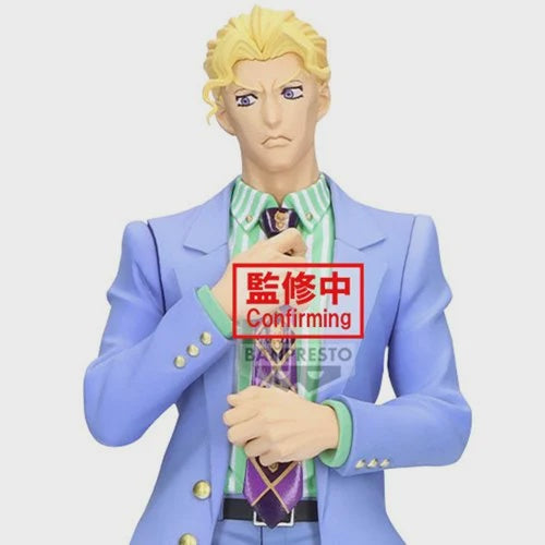 PREVENTA JOJO'S BIZARRE ADVENTURE DIAMOND IS UNBREAKABLE MOMETRIA YOSHIKAGE KIRA-Figuras-BANPRESTO-Akibara Xpress