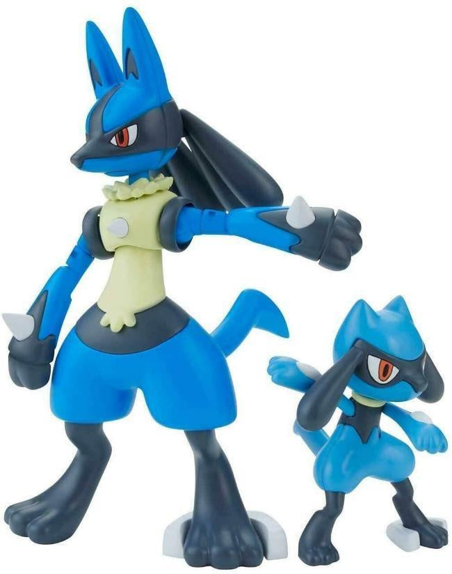 PREVENTA POKEMON MODEL KIT RIOLU & LUCARIO-Figuras-BANDAI-Akibara Xpress