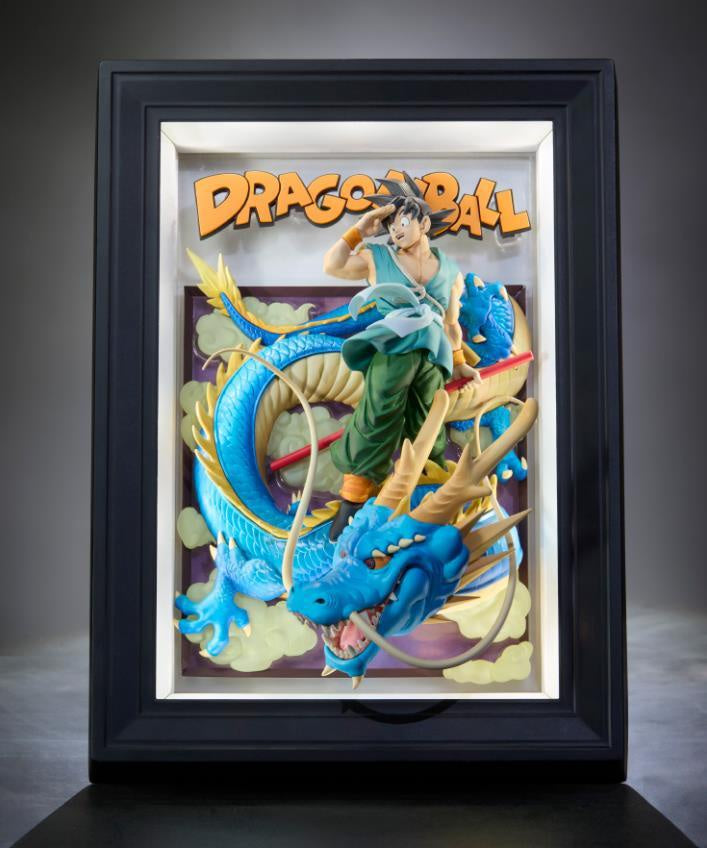 PREVENTA TAMASHII ART DRAGON BALL SON GOKU & DRAGON-Figuras-BANDAI-Akibara Xpress