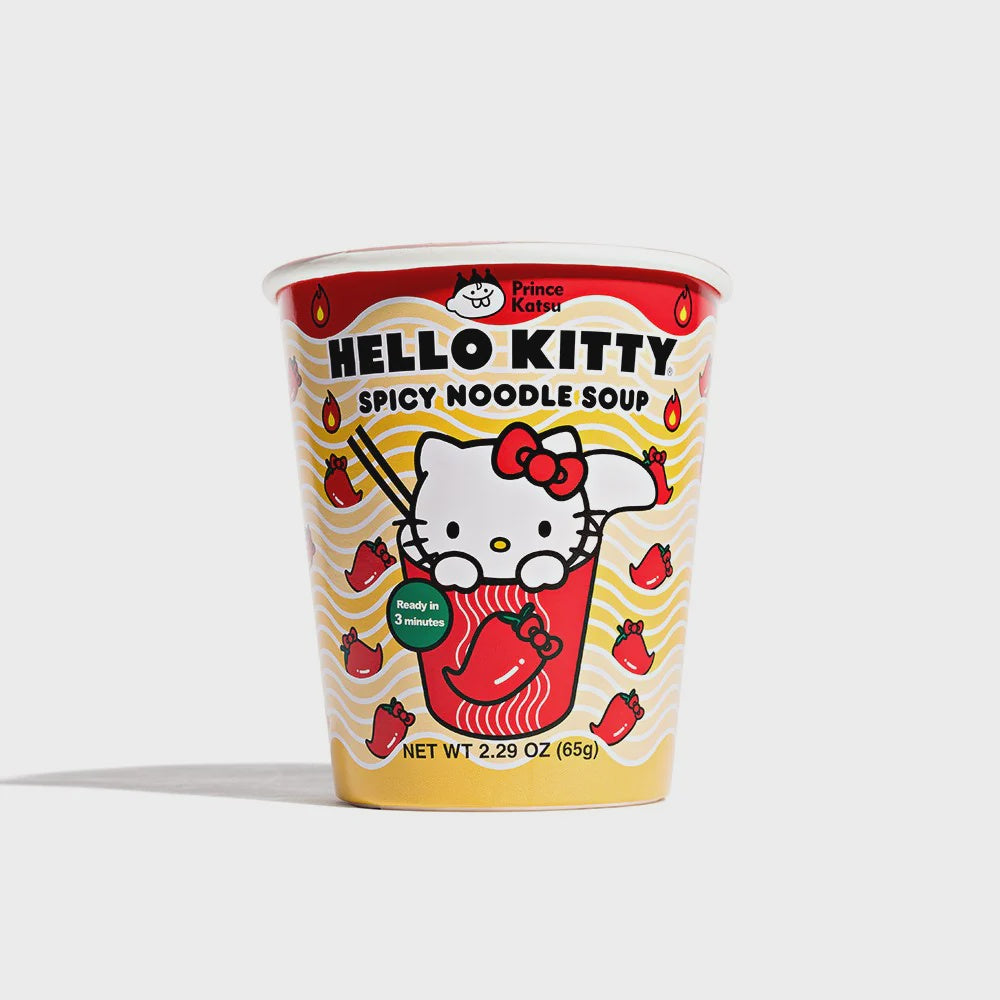PRINCE KATSU Hello Kitty Spicy Noodle Soup 65g-Alimentos-Asian Food-Akibara Xpress