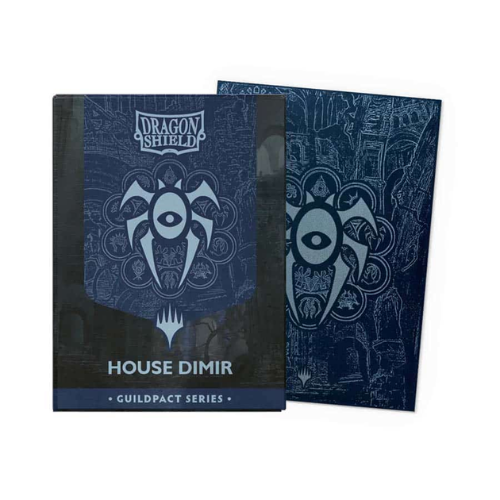 DRAGON SHIELD MICAS STANDARD DUAL MATTE MTG GUILDPACT SERIES HOUSE DIMIR ART (100 CT)