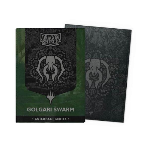 DRAGON SHIELD MICAS STANDARD DUAL MATTE MTG GUILDPACT SERIES GOLGARI SWARM ART (100 CT)