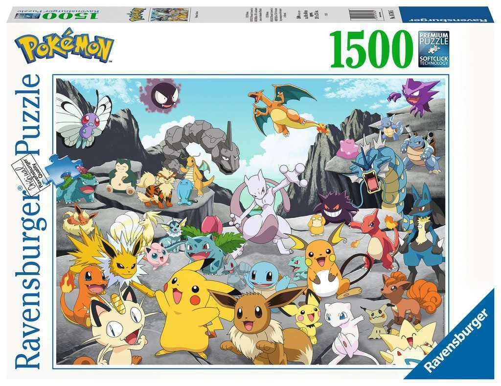 ROMPECABAZAS POKÉMON CLASSICS 1500 PZ