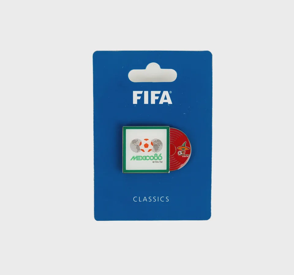 Pin Mascota y Emblema 2D México 86 Copa del Mundo (Worldd Cup)