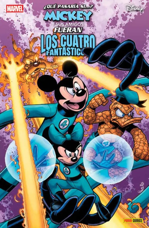 QUÉ PASARÍA SI…? MICKEY Y SUS AMIGOS FUERAN LOS CUATRO FANTÁSTICOS V1-Comics-PANINI-Akibara Xpress
