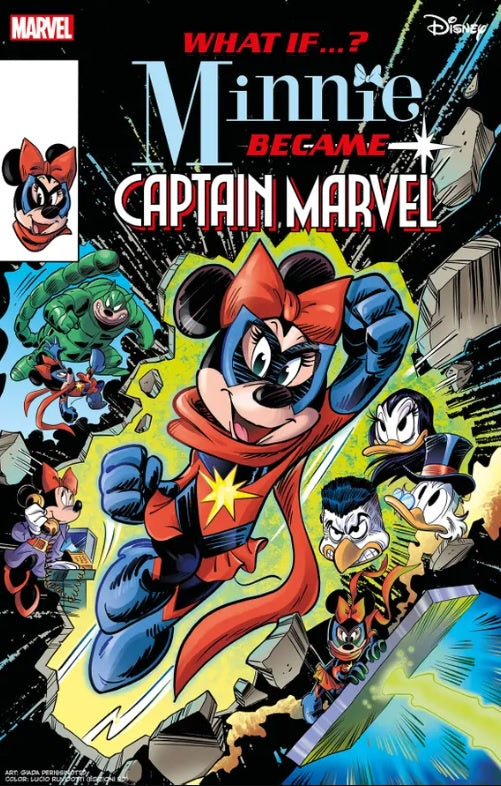 QUÉ PASARÍA SI…? MINNIE FUERA CAPITANA MARVEL-Mangas Panini-PANINI-Akibara Xpress