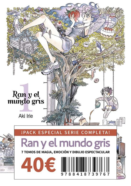 RAN Y EL MUNDO GRIS (PACK SERIE COMPLETA) EUROPA-Mangas Españoles-TOMODOMO-Akibara Xpress