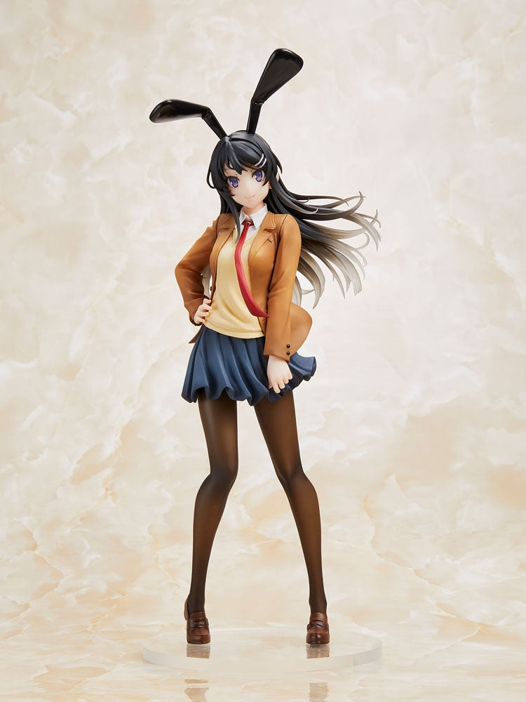 Rascal Does Not Dream of Bunny Girl Senpai Coreful Figure - Mai Sakurajima (School Uniform/Bunny Ver.)Prize Figure-Figuras-Taito-Akibara Xpress