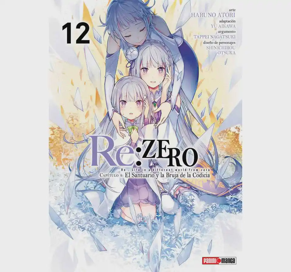 RE: ZERO (CHAPTER FOUR) N.12-Mangas Panini-PANINI-Akibara Xpress