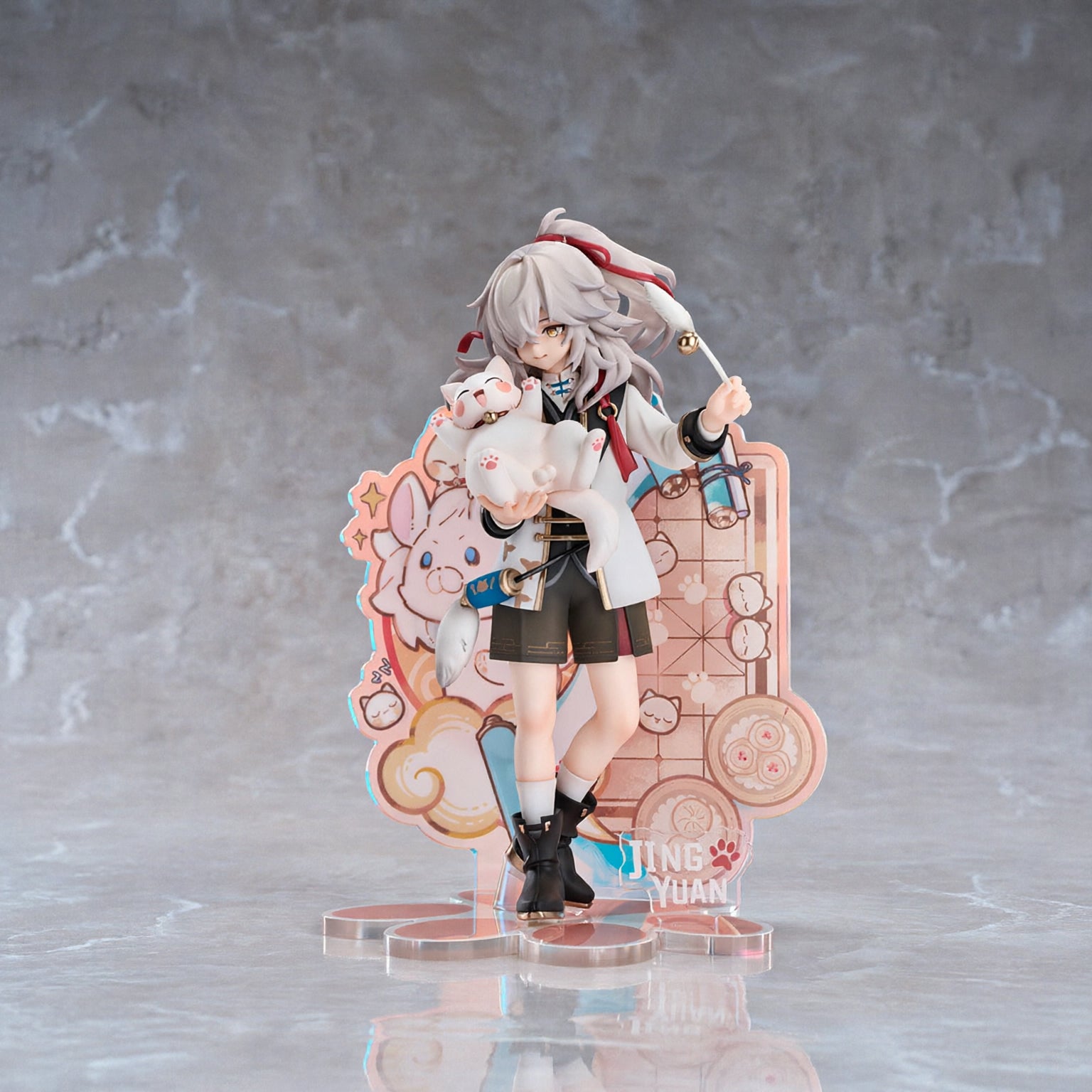 RIBOSE RISE UP+ HONKAI: STAR RAIL LITTLE CAT SERIES JING YUAN VER.-Figuras-Ribose-Akibara Xpress