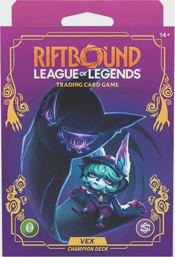 RIFTBOUND TCG SET 3 UNLEASHED CHAMPION DECK VEX-TCG-RIOT-Akibara Xpress