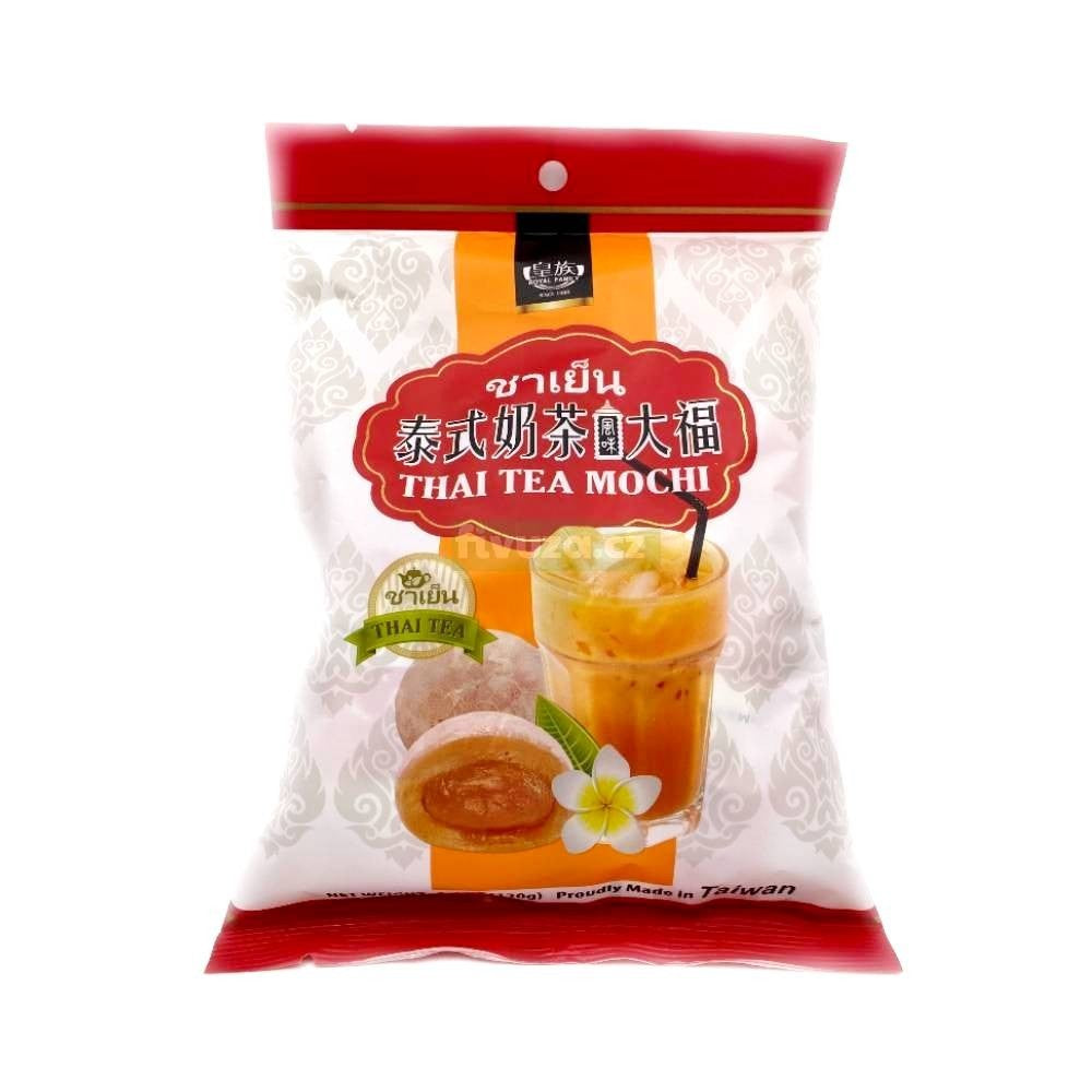 ROYAL FAMILY Thai Tea Mochi Bag 120g-Alimentos-Asian Food-Akibara Xpress