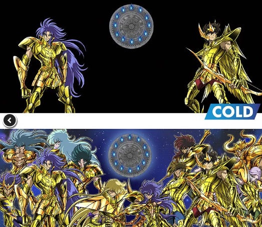 SAINT SEIYA - Mug Heat Change - 460 ml - Gold Saints - box x2-Tazas-ABYSTYLE-Akibara Xpress