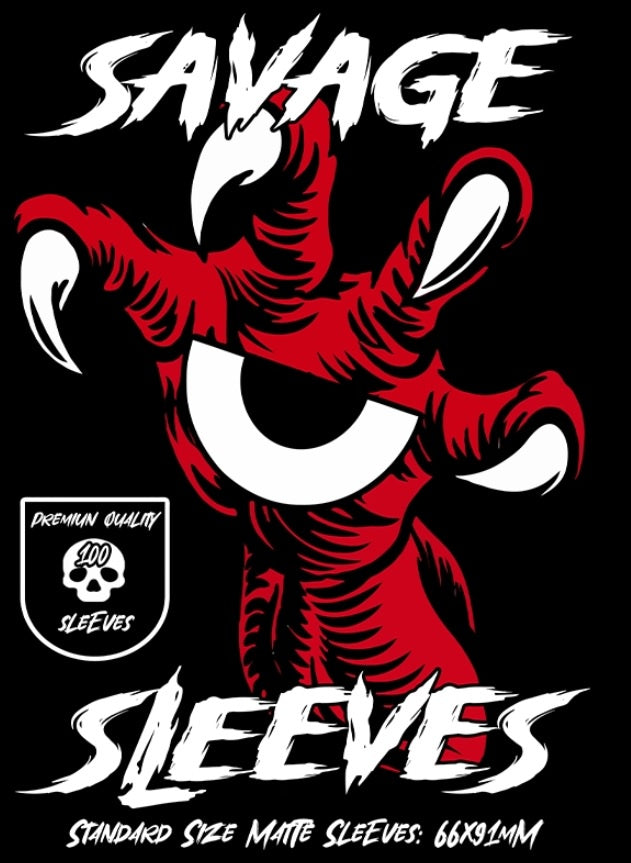 SAVAGE SLEEVES STANDARD SIZE 100CT-TCG-Juegos de Mesa-Akibara Xpress