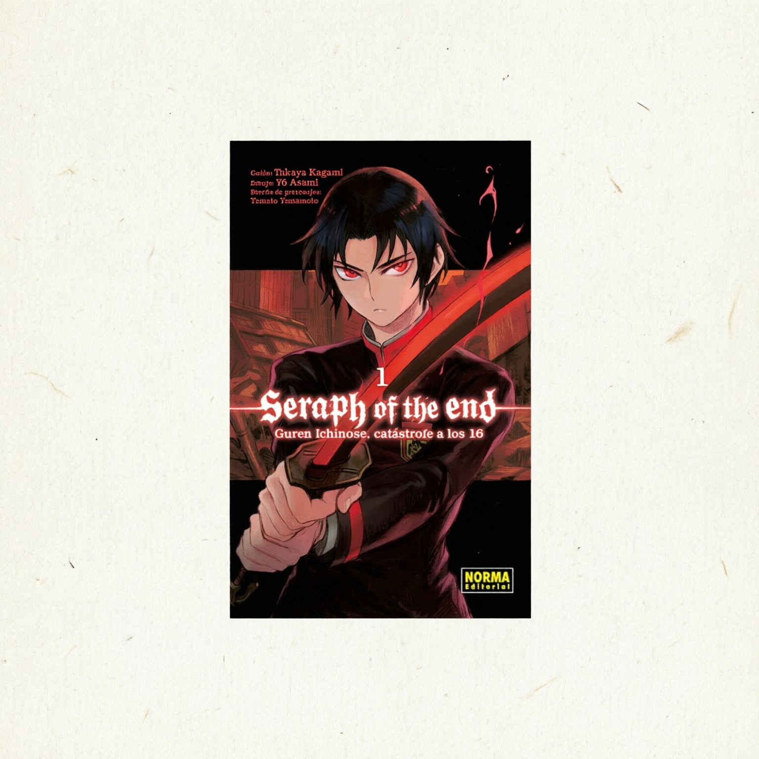SERAPH OF THE END: GUREN ICHINOSE, CATÁSTROFE A LOS DIECISÉIS 1 EUROPA-Mangas Españoles-NORMA-Akibara Xpress