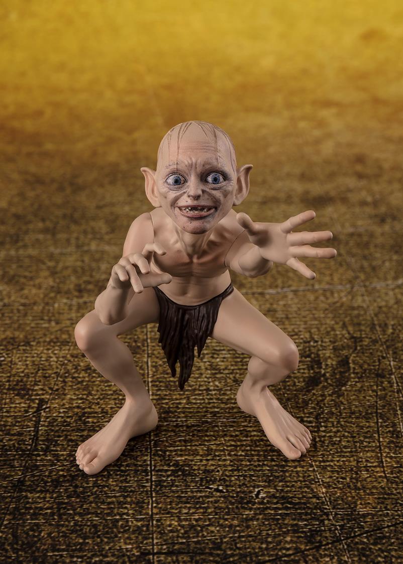 SH FIGUARTS FRODO BAGGINS & GOLLUM (THE LORD OF THE RINGS: THE FELLOWSHIP OF THE RING)-Figuras-BANDAI-Akibara Xpress