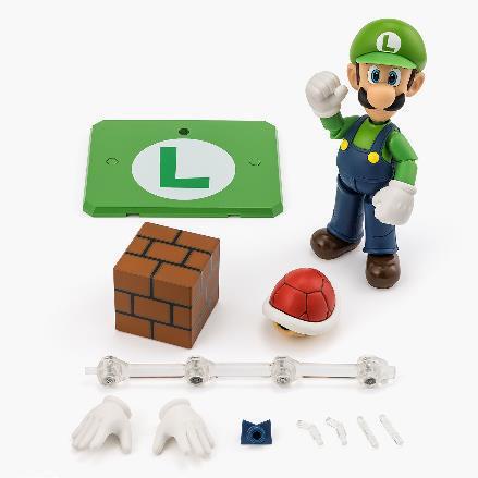 SH FIGUARTS LUIGI (SUPER MARIO)-Figuras-BANDAI-Akibara Xpress