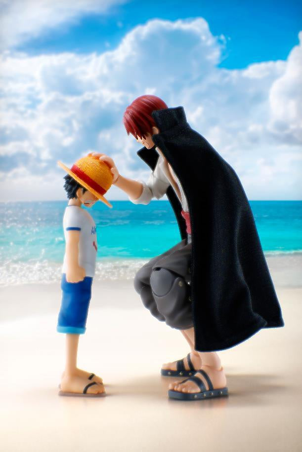 SH FIGUARTS SHANKS & MONKEY.D.LUFFY -KID ERA-Figuras-DAM-Akibara Xpress