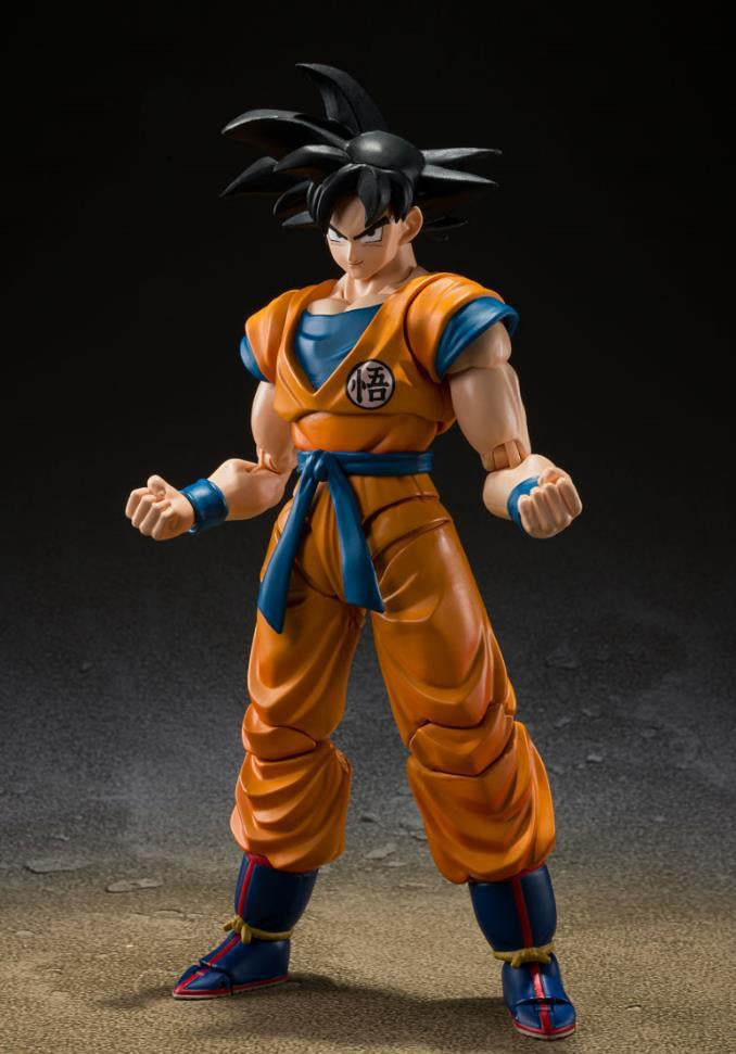 SH FIGUARTS SON GOKU SUPER HERO-Figuras-BANDAI-Akibara Xpress