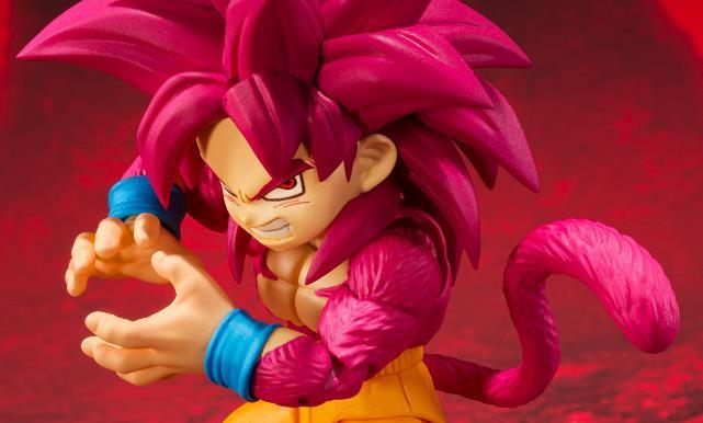 SH FIGUARTS SUPER SAIYAN 4 SON GOKU (MINI) DAIMA-Figuras-BANDAI-Akibara Xpress