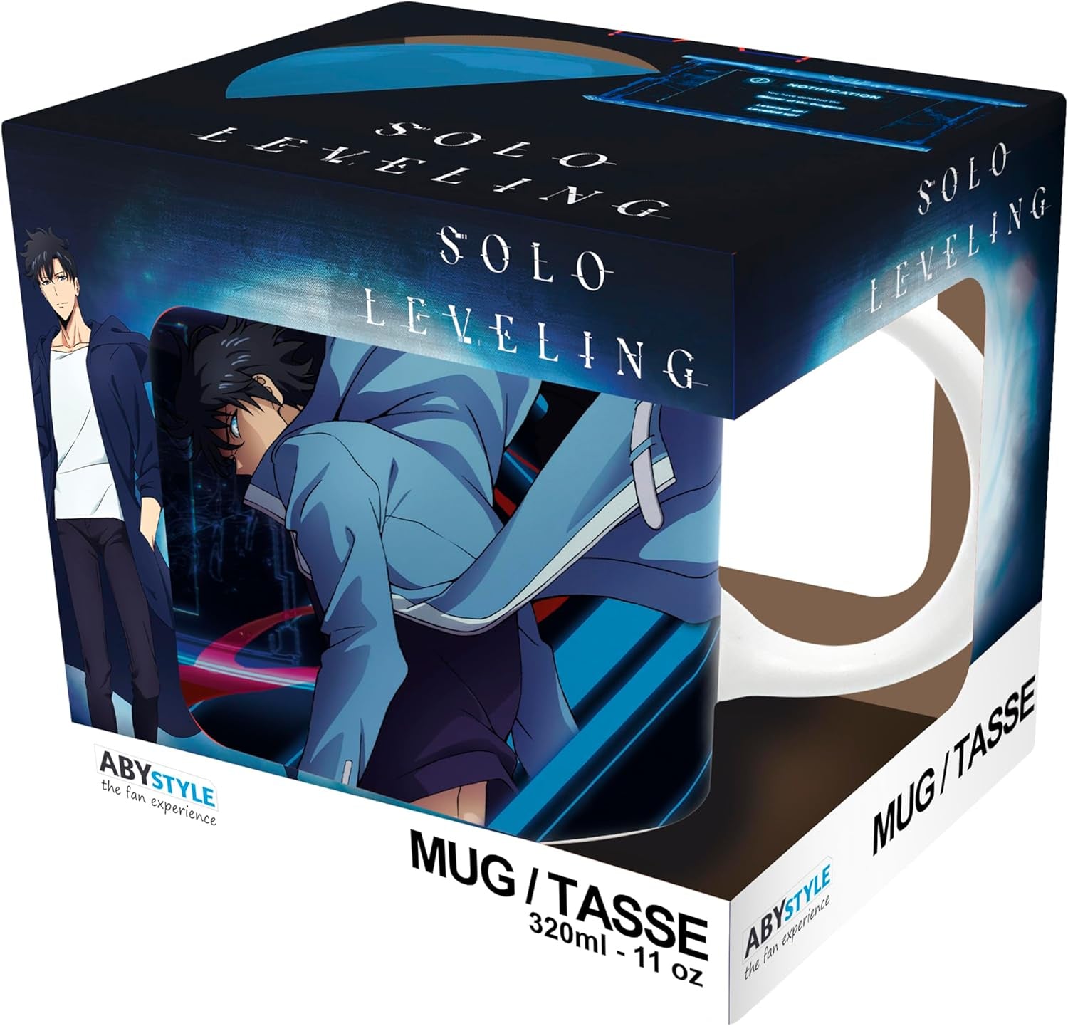 SOLO LEVELING TAZA 320 ML LEVELED UP!-Tazas-ABYSTYLE-Akibara Xpress