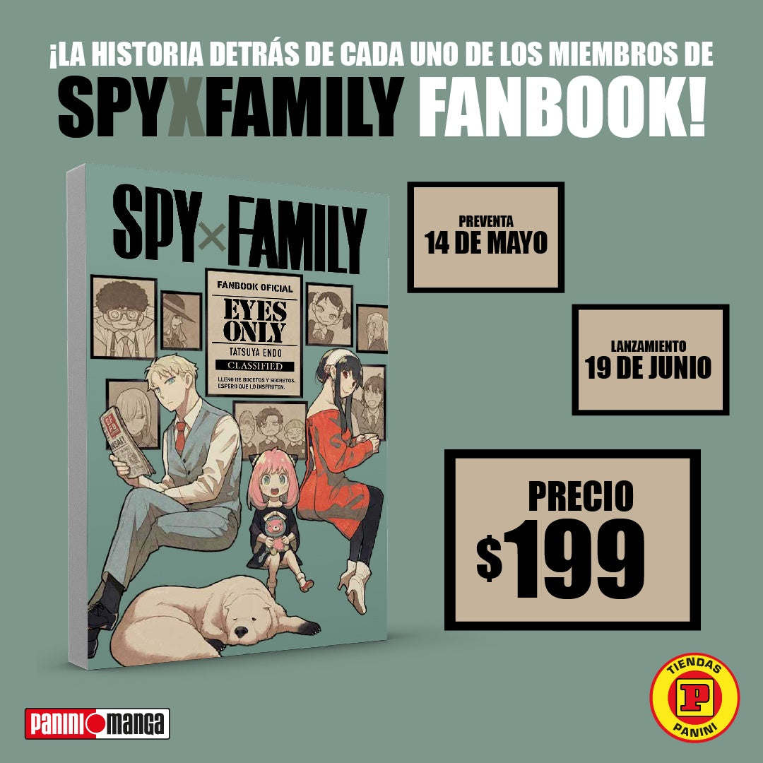 SPY X FAMILY EYES ONLY FANBOOK OFICIAL-Mangas Panini-PANINI-Akibara Xpress