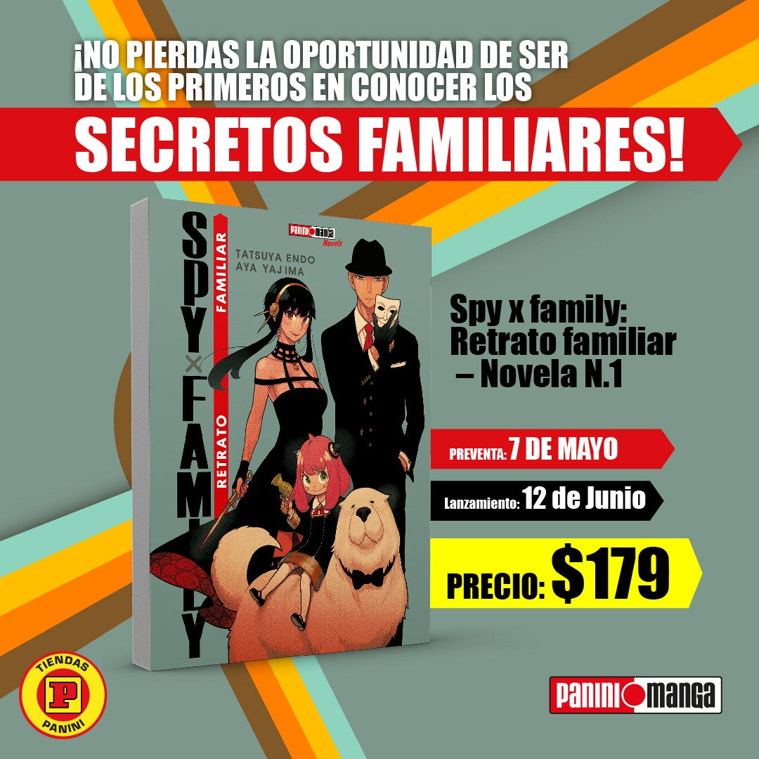 SPY X FAMILY RETRATO FAMILIAR NOVELA N.1-Mangas Panini-PANINI-Akibara Xpress