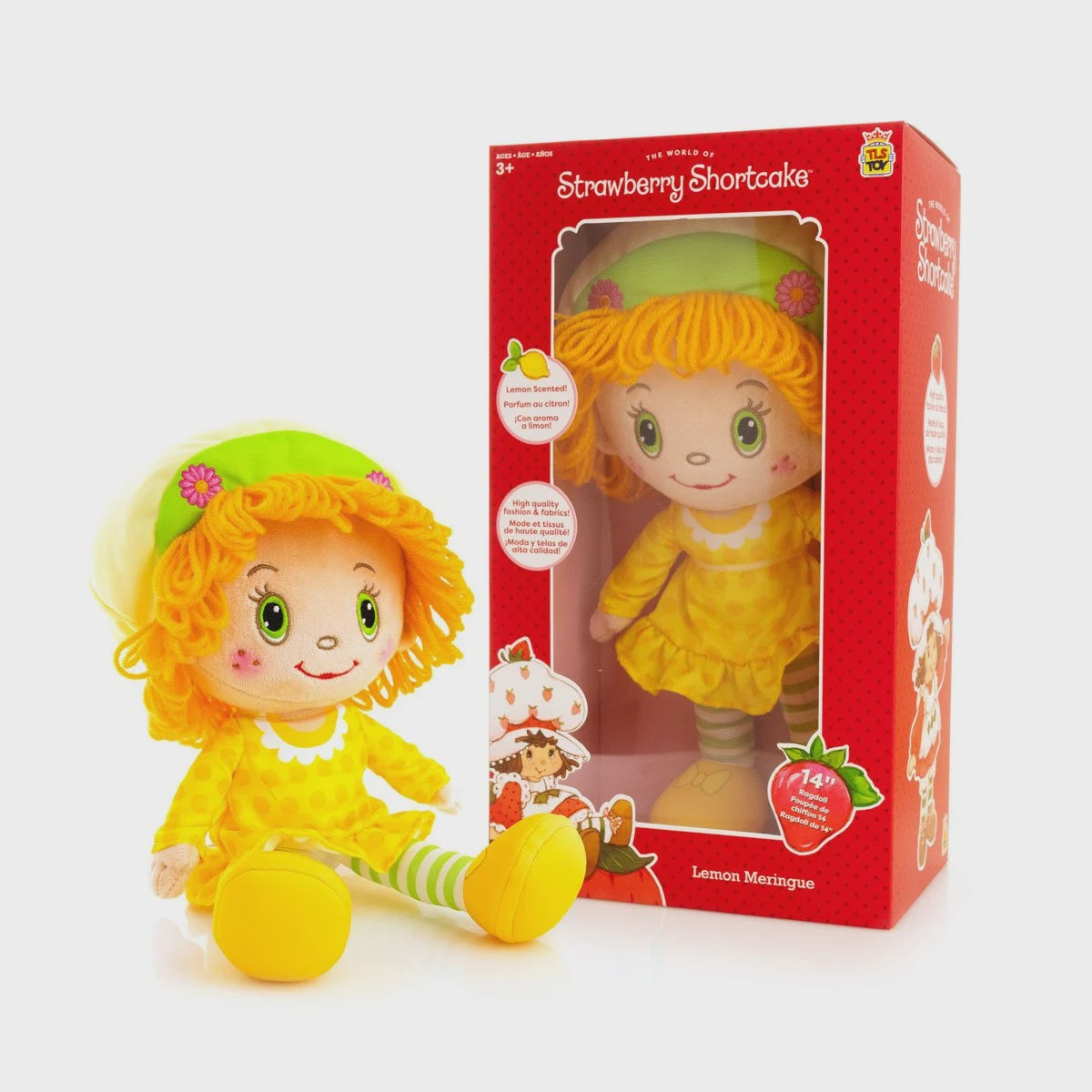 Strawberry Shortcake Lemon Meringue 14-Inch Rag Doll-Figuras-TLS TOY-Akibara Xpress
